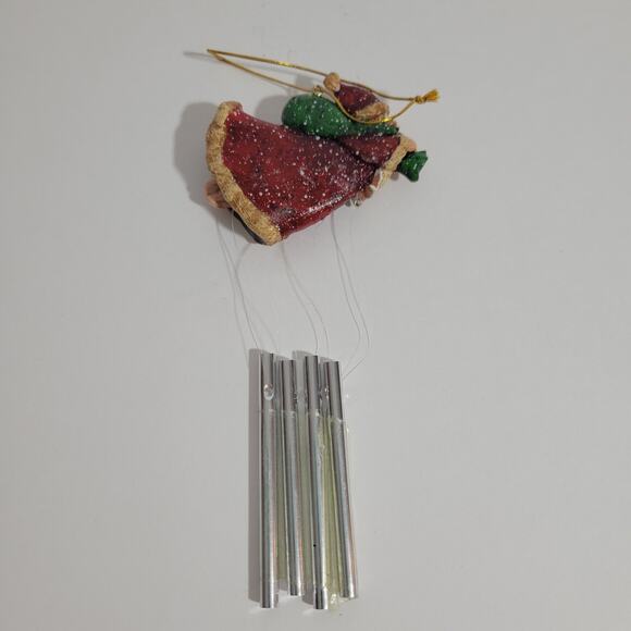 90s Santa Claus Windchime Christmas Ornament - Picture 4 of 4